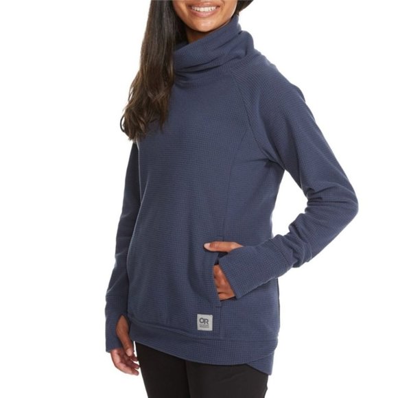 Outdoor Research Sweaters - NEW Outdoor Research Trail Mix Cowl Pullover size small Blue